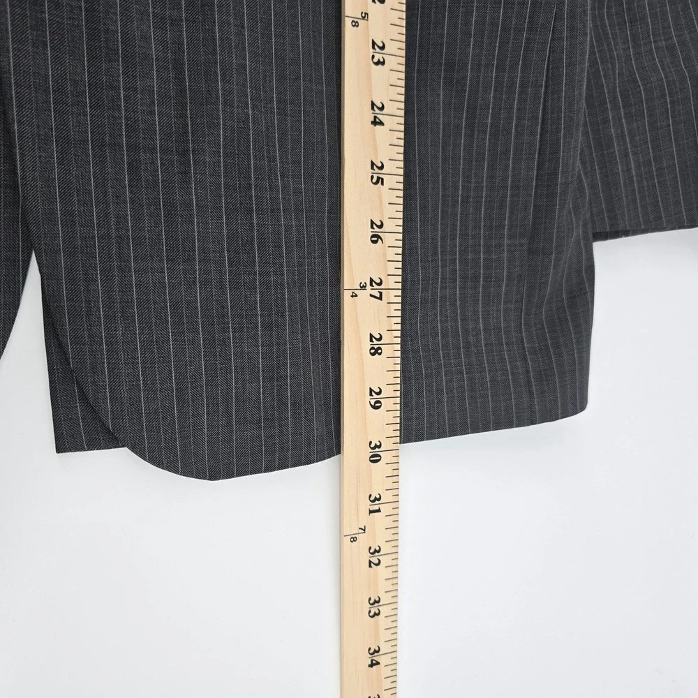 Brooks Brothers Blazer Mens 42R Grey Pinstripe 1818 Fitzgerald Sport Coat